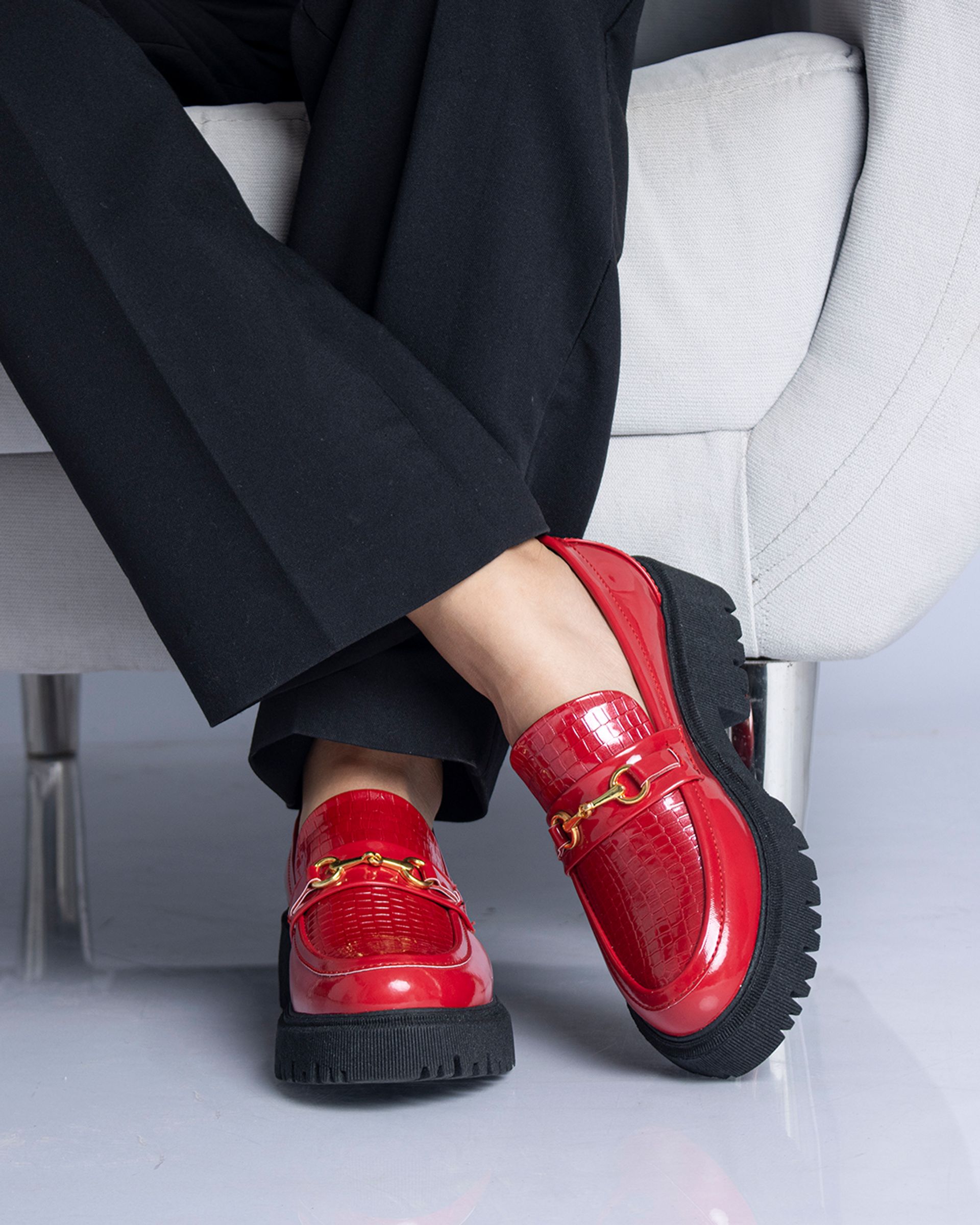 Mocasin Charol Lagarto