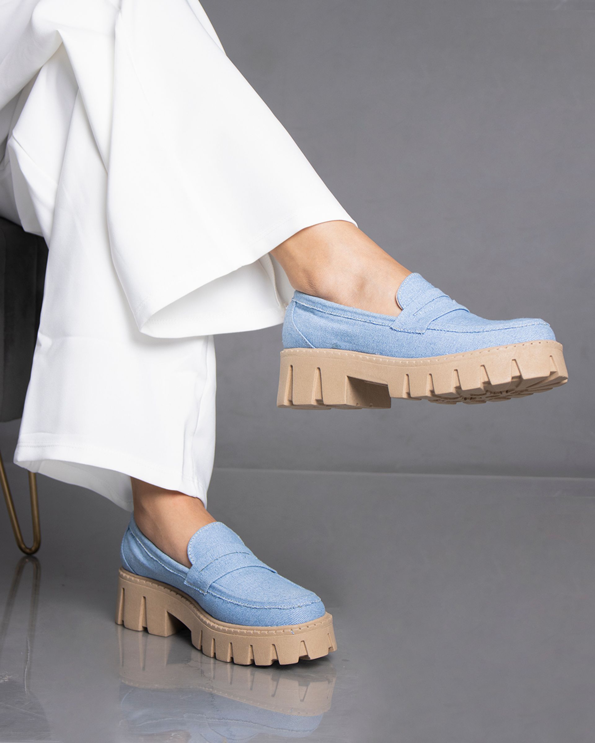 Mocasin Jean Tela